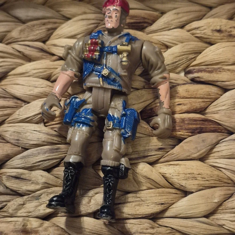 ✅Chap Mei Soldier Force Action Figure Colonel Stewart Red Beret 4 Inch#️⃣